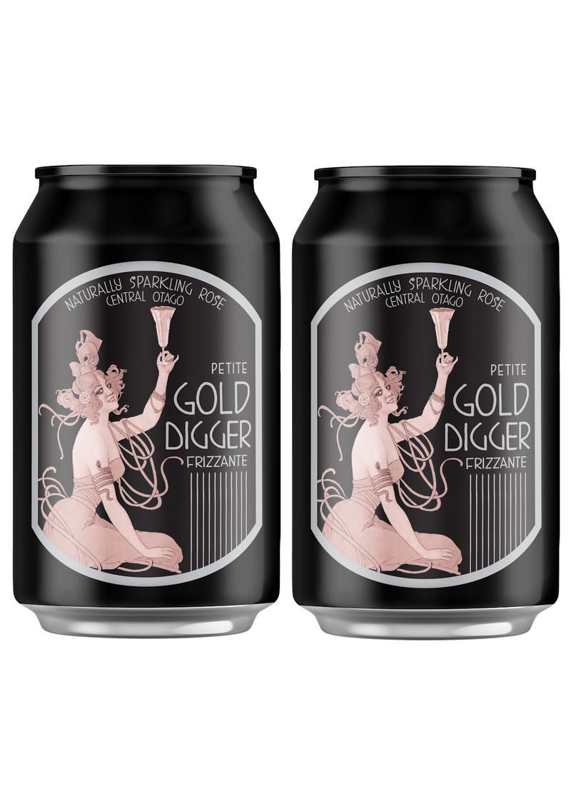 2x 330ml Cans Gold Digger Petite Sparkling Rosé